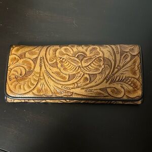 Juan Antonio Tooled Tan Wallet